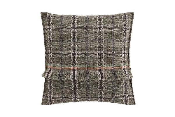 Подушка GL Tartan зеленая 70x70