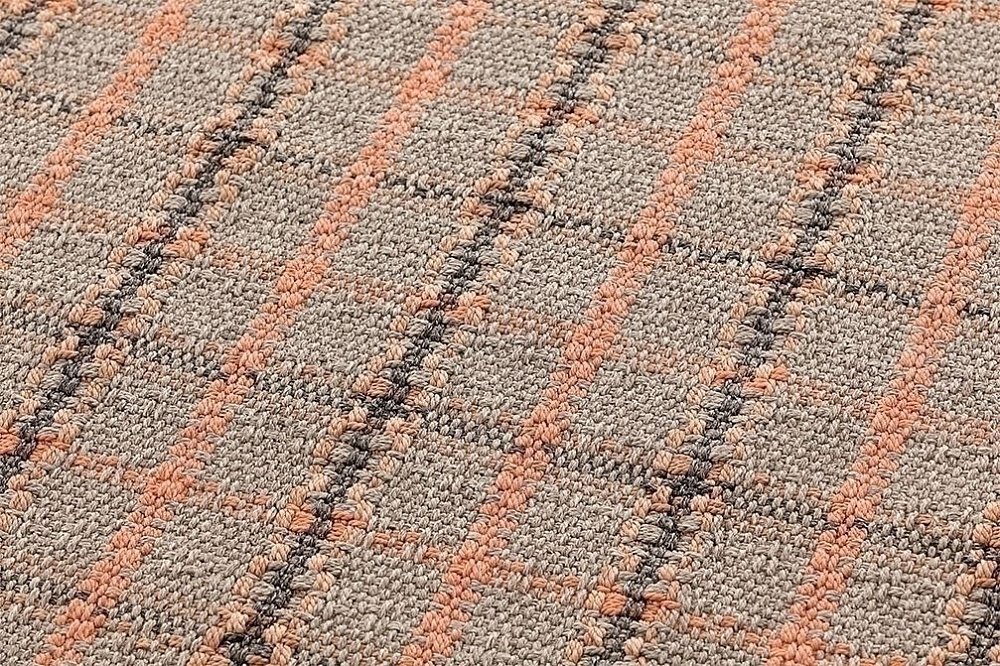 Подушка-ролл GL Tartan терракотовая большая