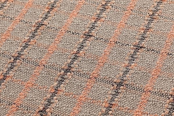 Подушка-ролл GL Tartan терракотовая большая
