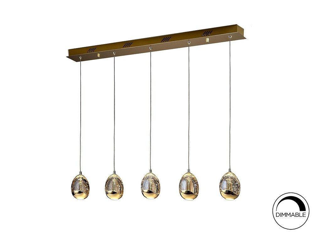 Подвесной светильник Rocio LED 5L золотой