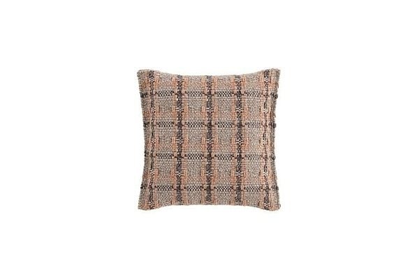 Подушка GL Checks терракотовая 45x45