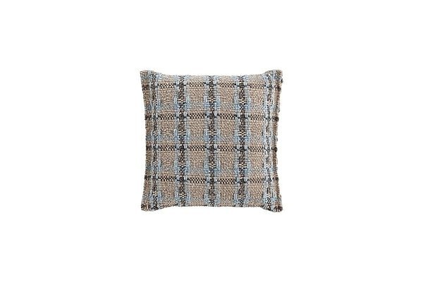Подушка GL Checks синяя 45x45