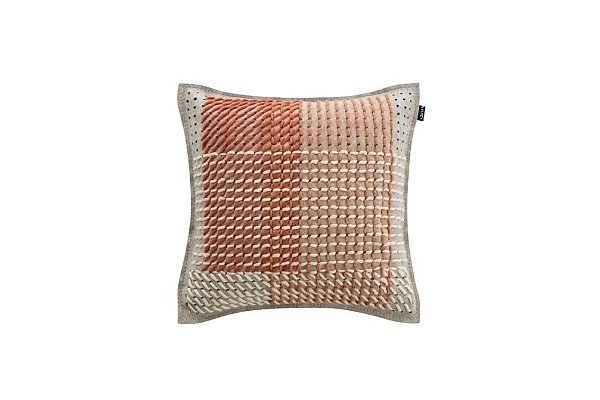Подушка Canevas Geo коралловая 50x50 см