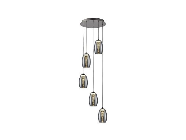 Подвесной светильник Nebula LED 5L хром
