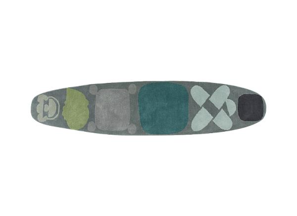 Ковер Surf Race Indico. синий