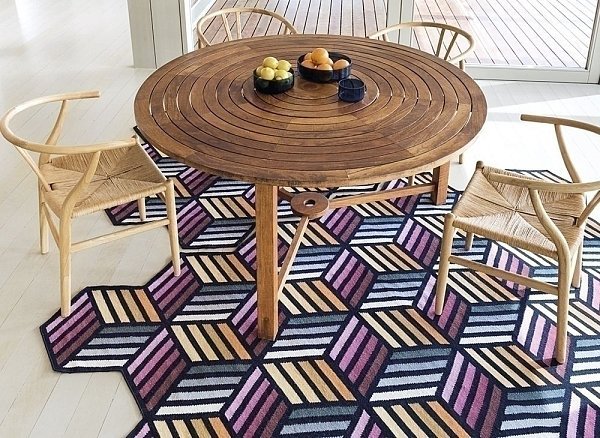 Ковер Parquet Hexagon оранжевый 188x305