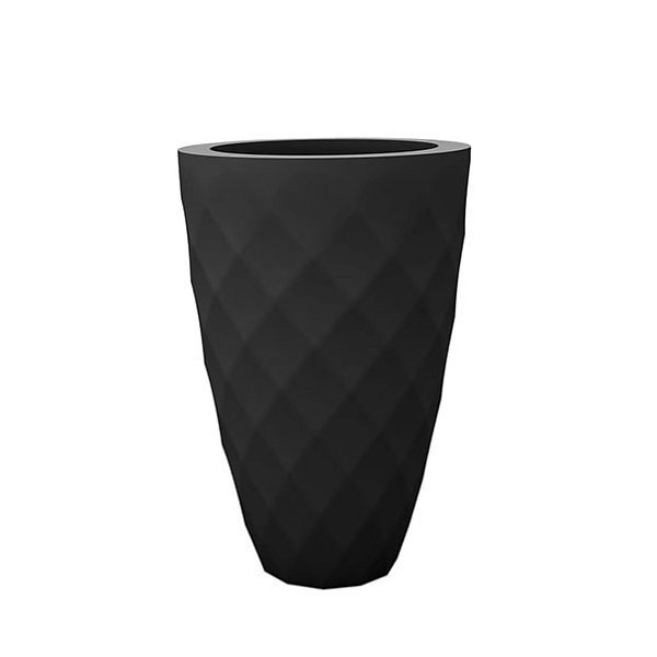 Кашпо Vases Nano матовое антрацит Ø14x28