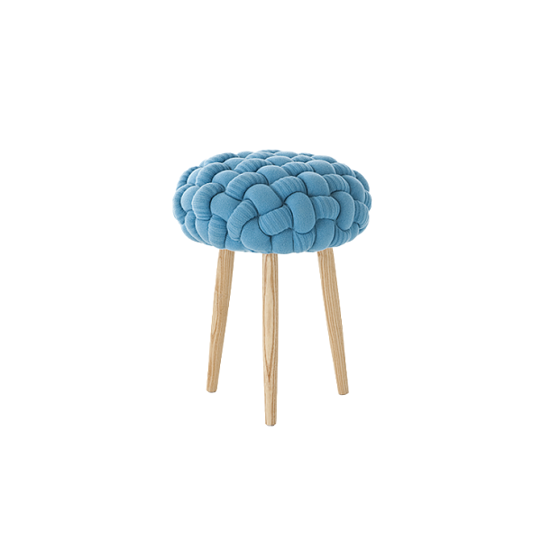 Табуретка Knitted Stools Blue