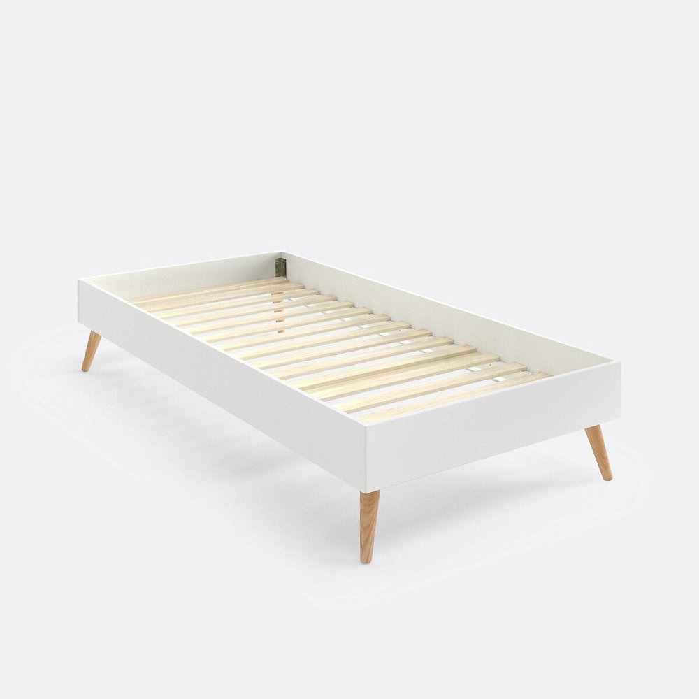 Кровать с сеткой JIMI 90 x 190 см белый