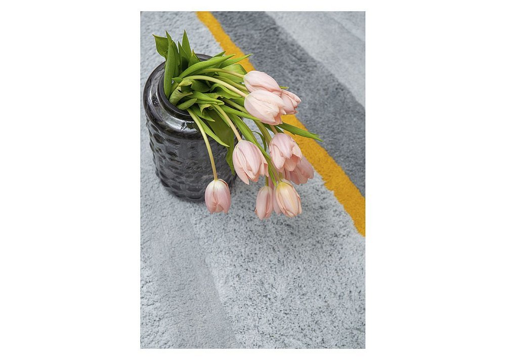 Ковер из хлопка с рисунком tulip field из коллекции terra, 120х180 см