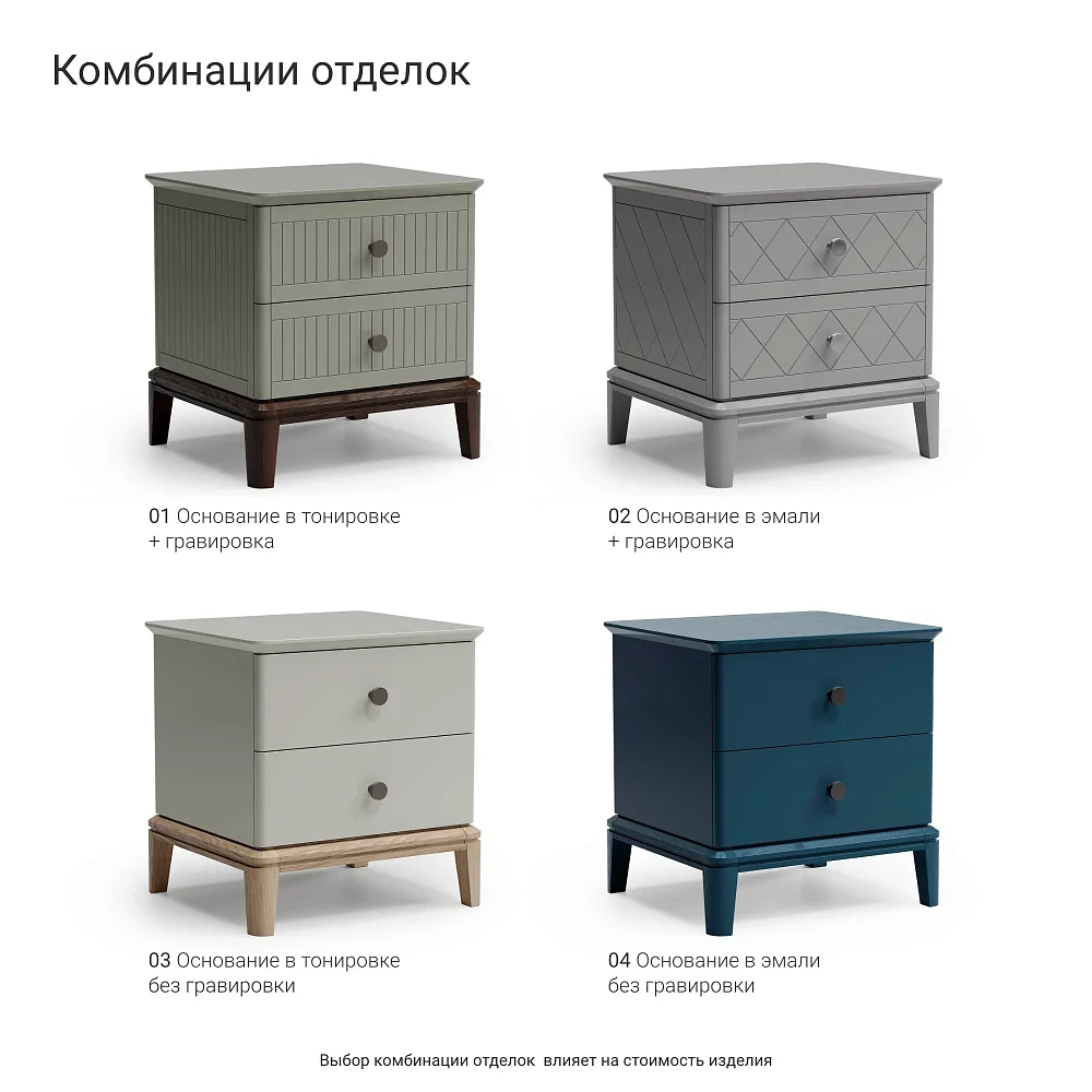 Комод CR012 Дуб венге, слоновая кость RAL 9001