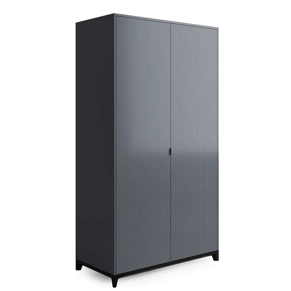 Шкаф Case CS216 Чёрный дуб, сланец RAL 7015