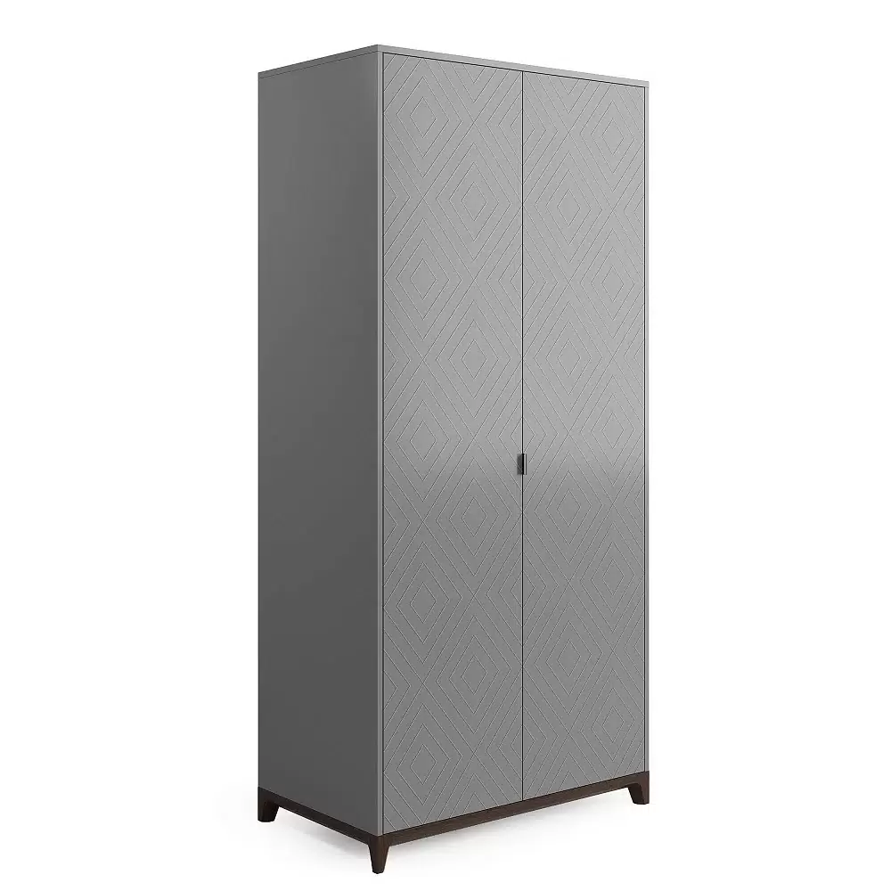 Шкаф Case CS211 Дуб тобакко, бетон RAL7037