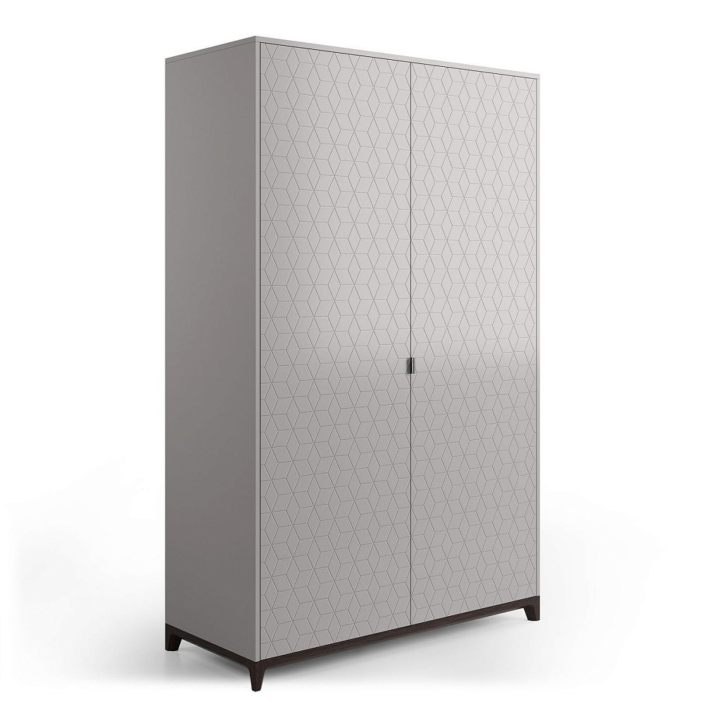 Шкаф Case CS220 Темный дуб, платиновый RAL 7036