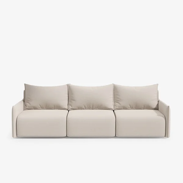 Диван FLORIS 09.38 нераскладной Furor Plus Light Grey