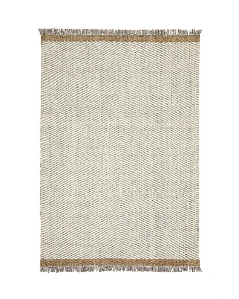 Arpe Бежевый жаккардовый ковер из джута 160 x 230 см