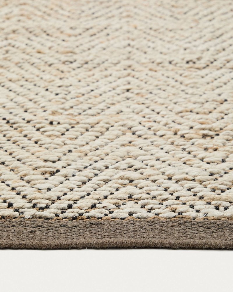 Ковер Tambo из джута бежевого цвета 70 x 140 см