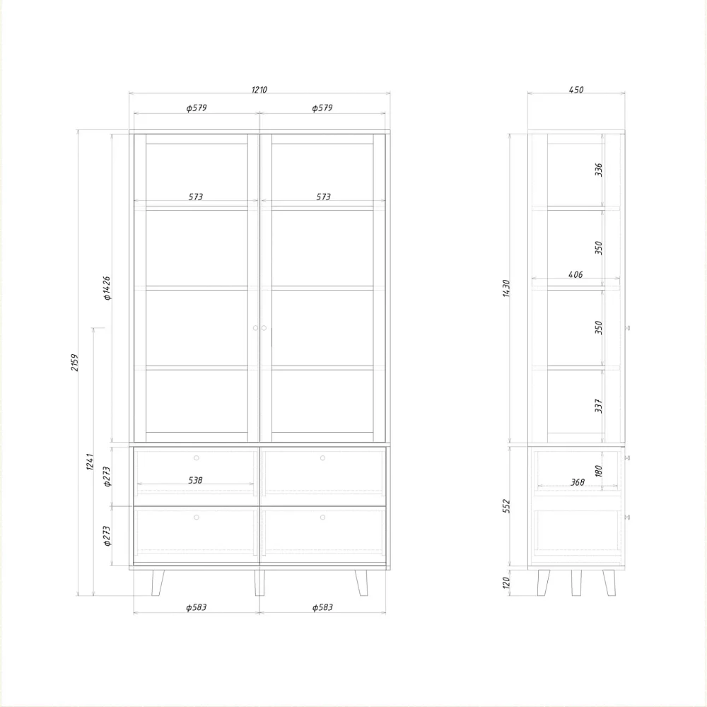 Витрина TW179/2