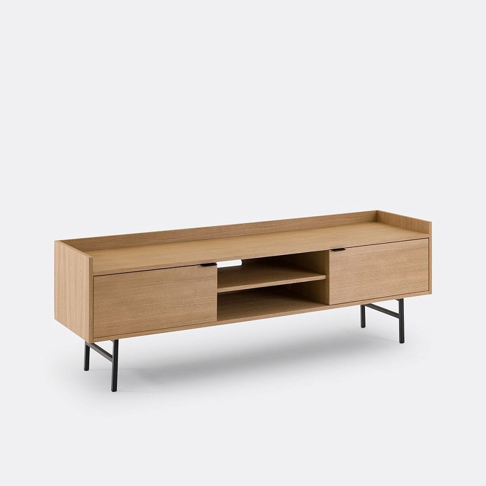 Консоль длинная для TVhifi из дуба Д175 см Volga единый размер каштановый