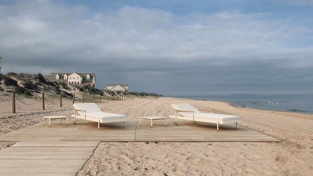 Столик для шезлонга Hamptons 58x58x25