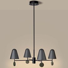 Люстра Stor 5L отделка коричневый мрамор