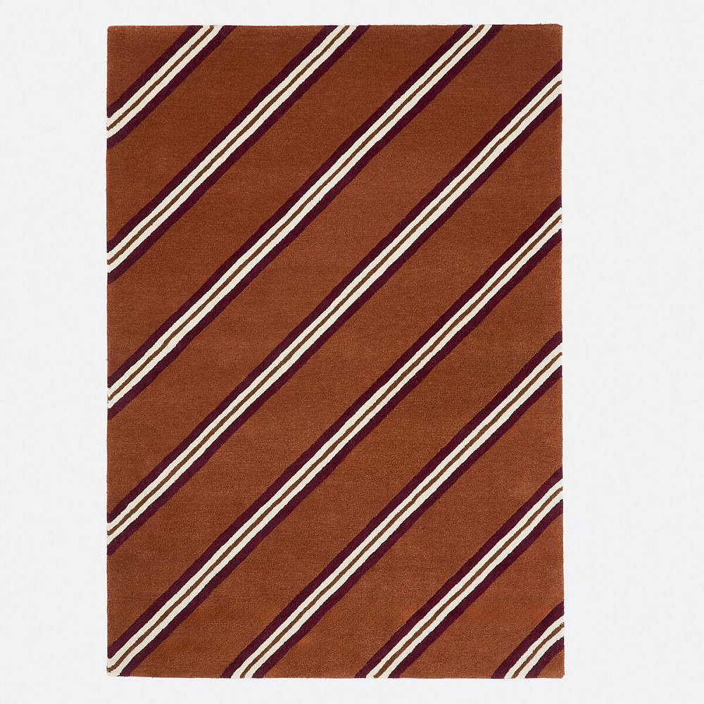 Ковер из чистой шерсти Georgio 120 x 170 см каштановый