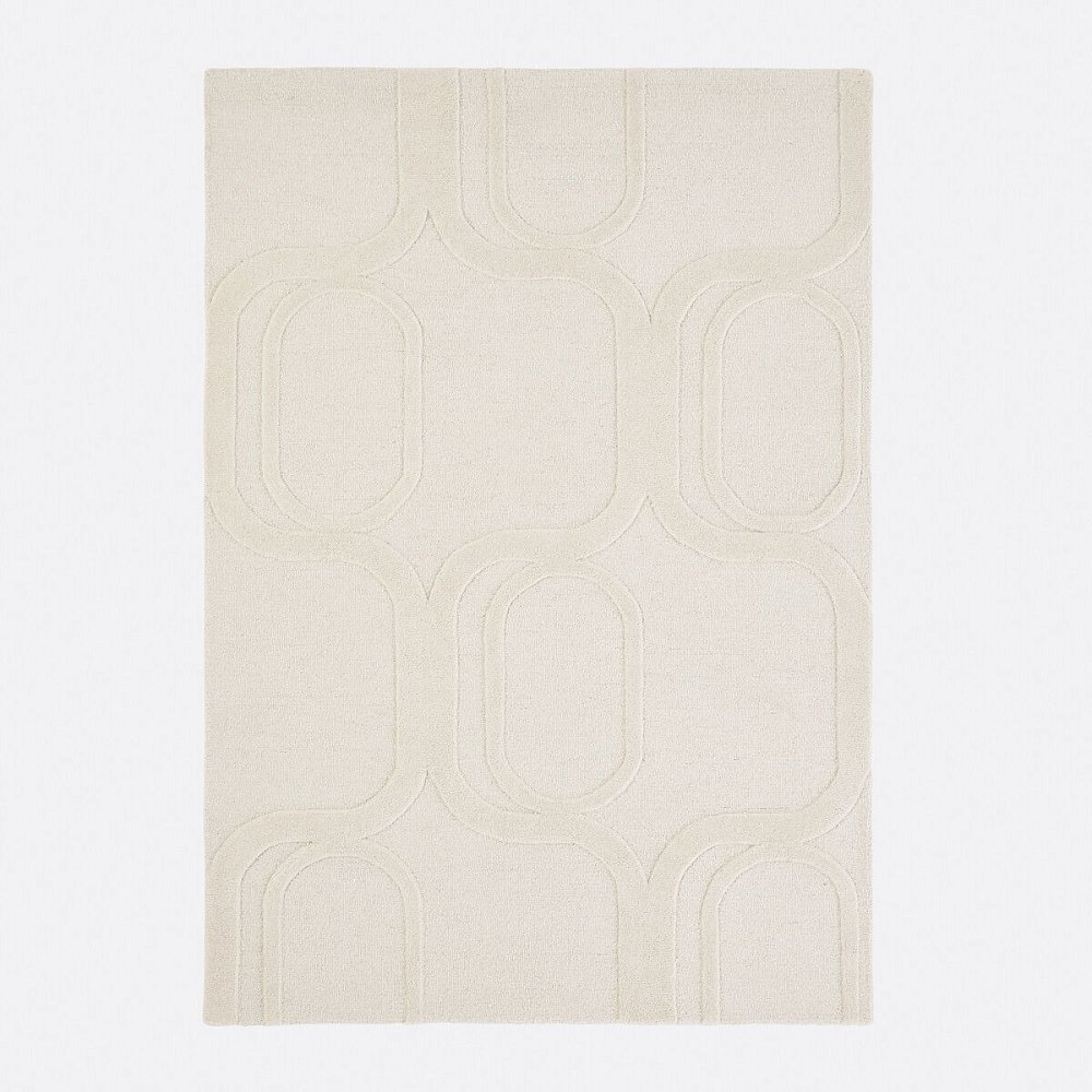 Ковер 100 шерсть Massimo 120 x 170 см бежевый