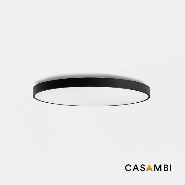 Domio черный Потолочный светильник Ø800 78W PRISM 3000K CRI80 Casambi