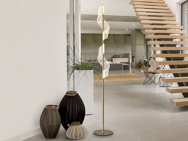 Velas Торшер LED золотой