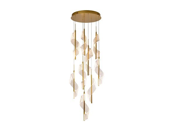Люстра Velas 9L золотая DIM