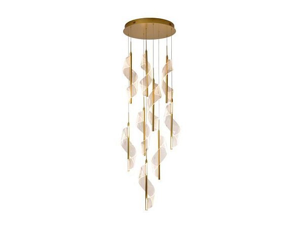 Люстра Velas 9L золотая DIM