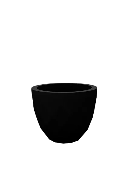 Кашпо Vases Nano матовое черное Ø14x12