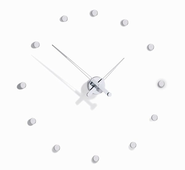 Настенные часы Rodon i 12 хром