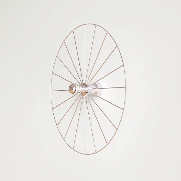 Бра Wheel 60 см хром + цоколь 15 см хром