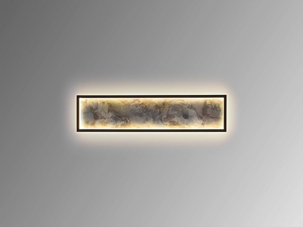 Настенный светильник Stone CCT- черный LED L60