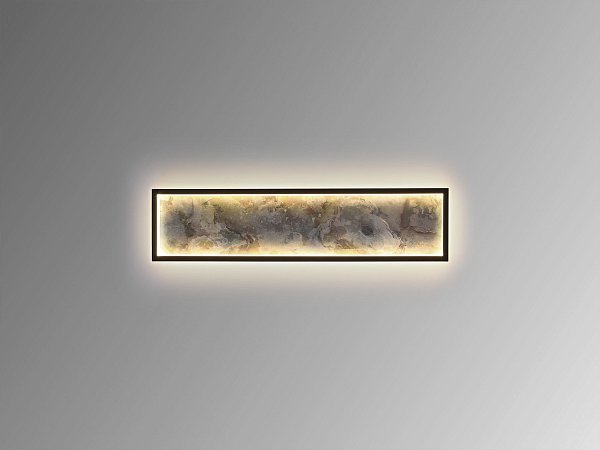 Настенный светильник Stone CCT- черный LED L60