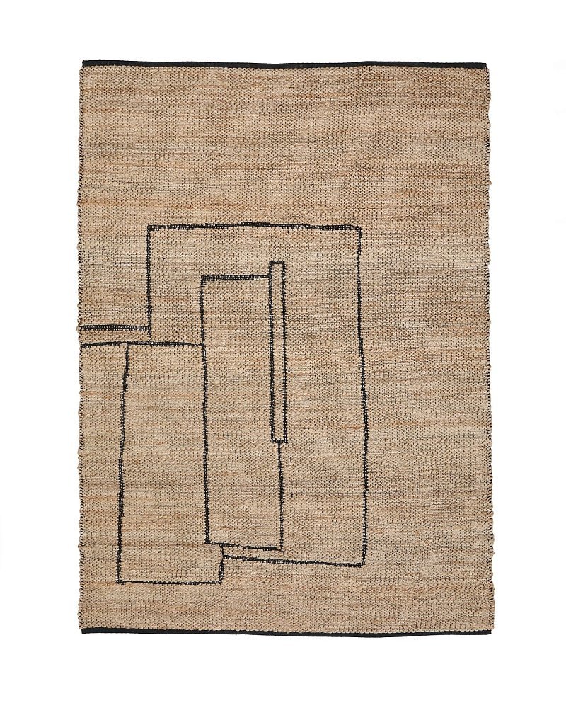 Ковер Velira из джута с графическим рисунком 200 x 300 см
