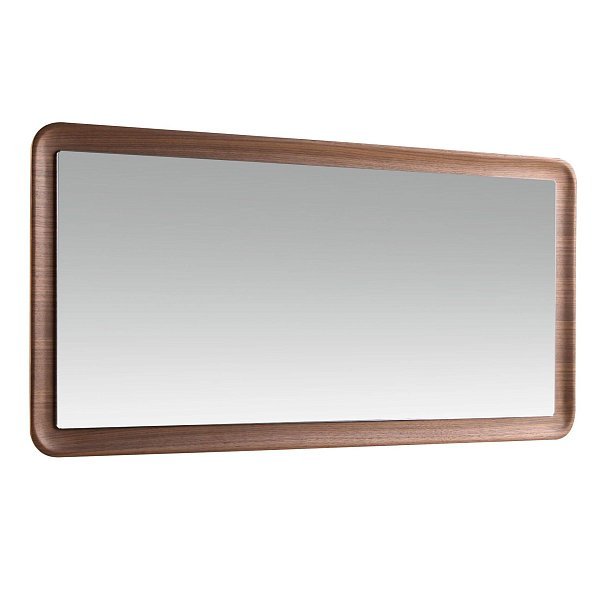 Прямоугольное настенное зеркало 3248/415-G в раме из ореха 120 x 60
