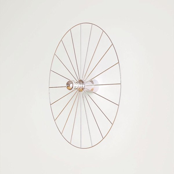 Бра Wheel 60 см хром + цоколь 5 см хром