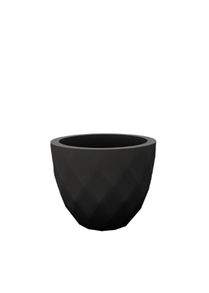 Кашпо Vases Nano матовое антрацит Ø18x15
