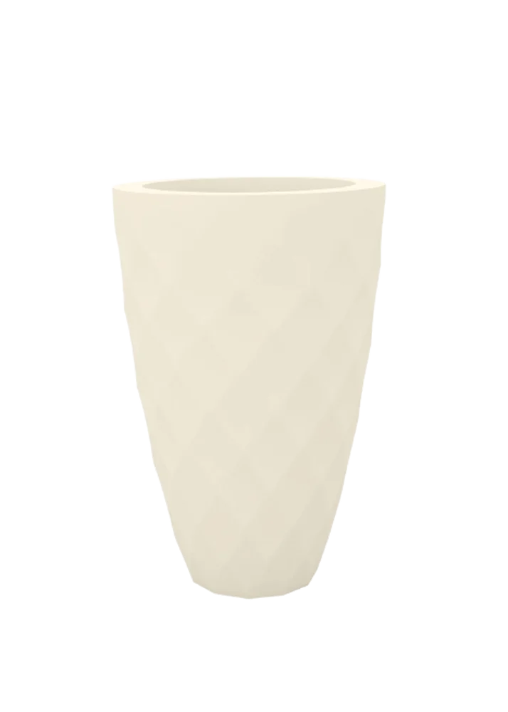 Кашпо Vases Nano матовое Ecru Ø18x36