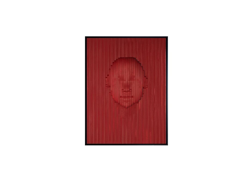 Red Face Картина барельеф из полистирола и МДФ 90X120
