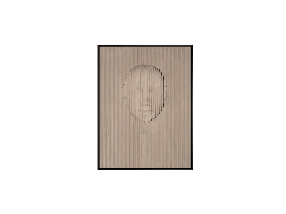 Beige Face Картина барельеф из полистирола и МДФ 90X120