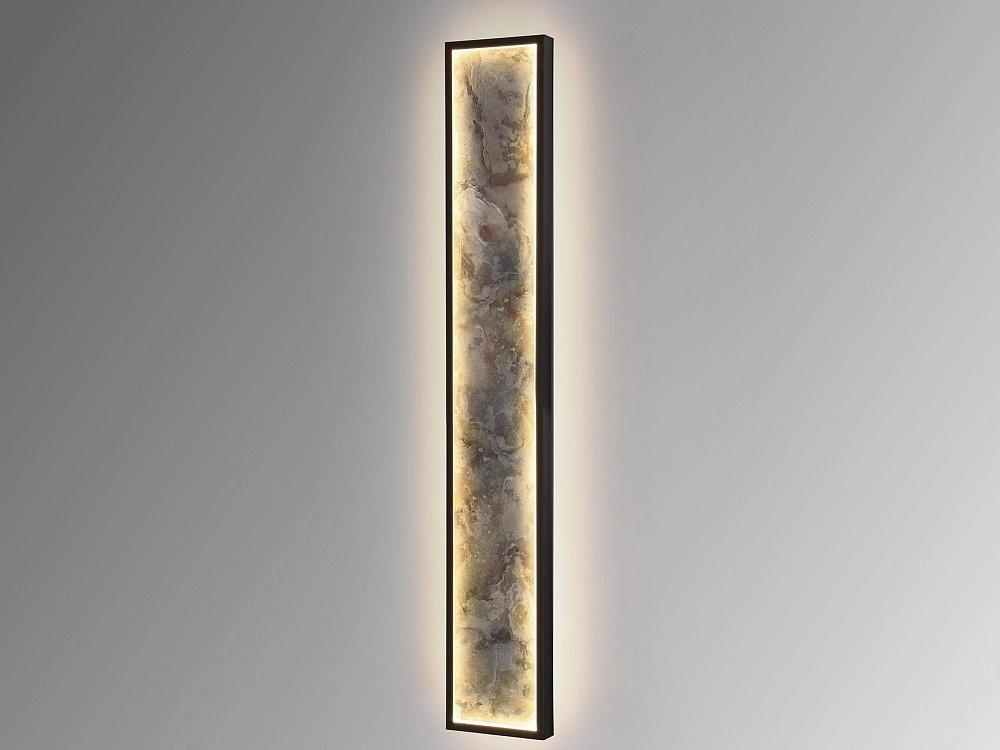 Настенный светильник Stone CCT- черный LED L100