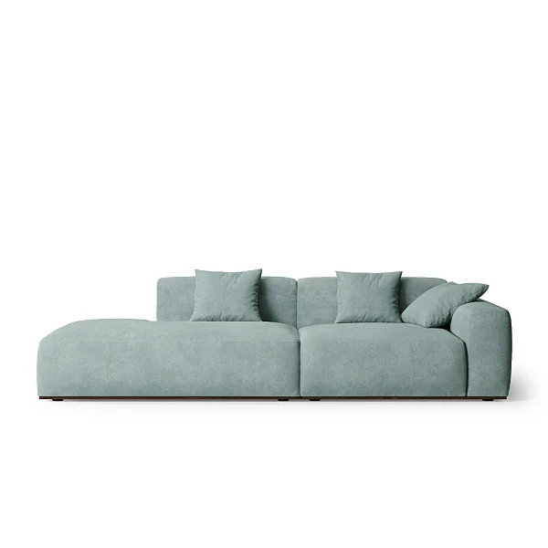 4-х местный нераскладной диван с лаундж модулем SAGA 012/009