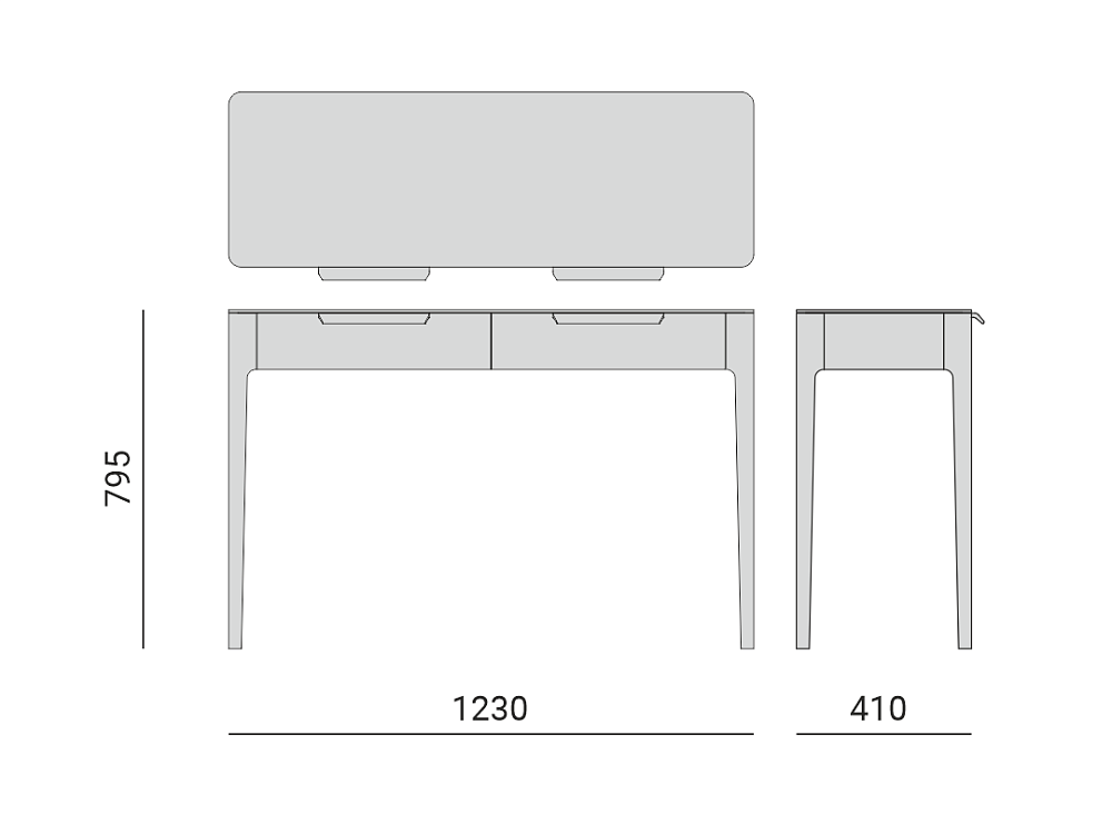 Консоль Piega в цвете дуб соломенный матовый и типом столешницы мрамор (керамогранит)