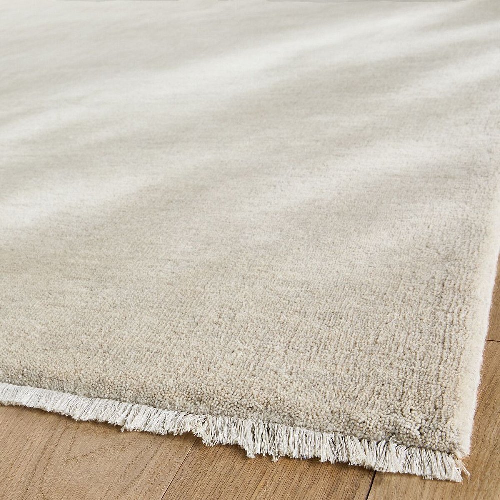 Шерстяной ковер ручной вязки XL Hotep 240 x 330 см белый