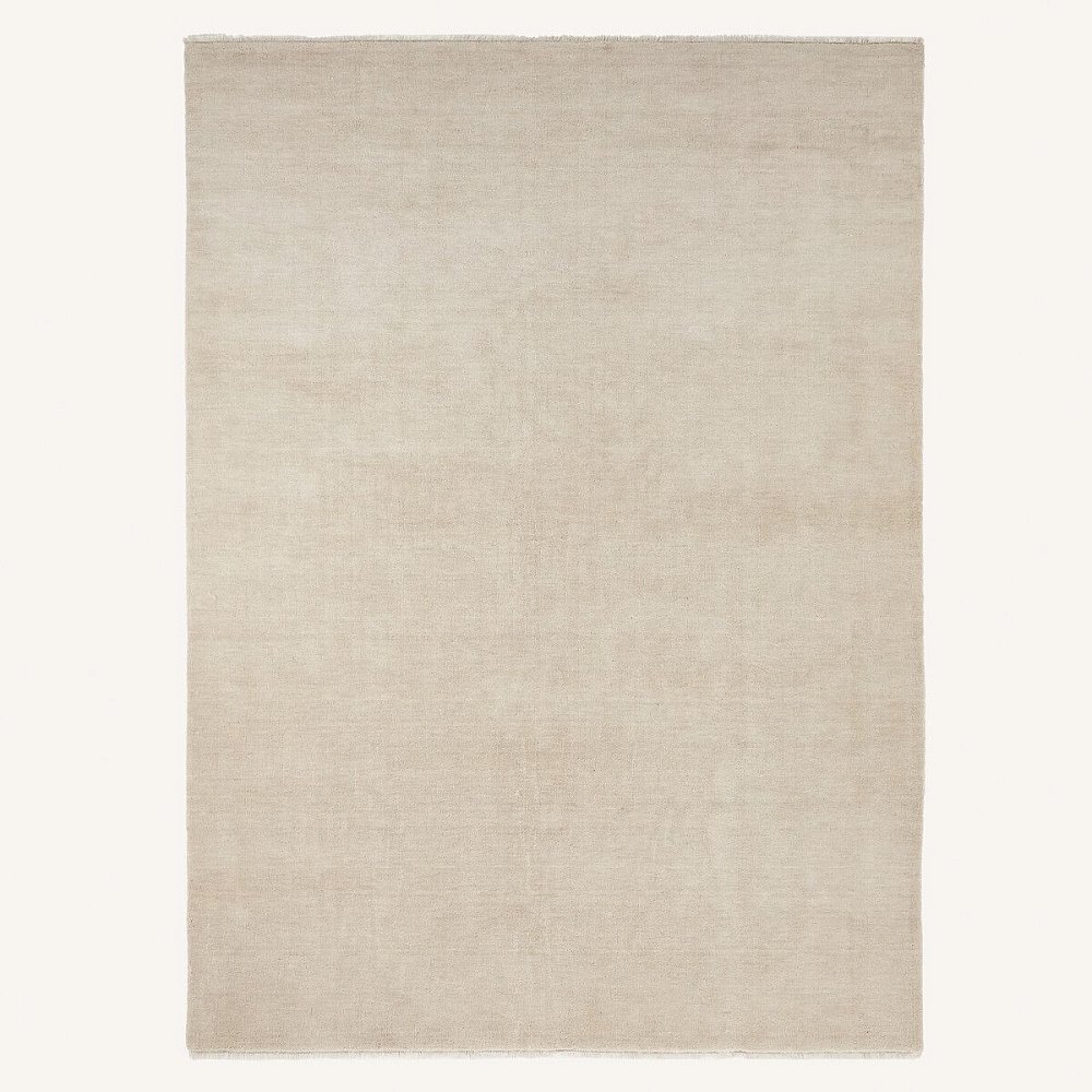 Шерстяной ковер ручной вязки XL Hotep 240 x 330 см белый