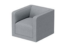 Кресло Cube (серый, твид)