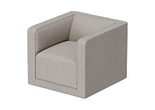 Кресло Cube (бежевый, рогожка)